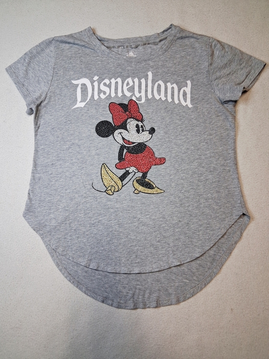 Disney Other - 4/20$ Disney Minnie Mouse Graphic Tee - Gray, Red & Gold